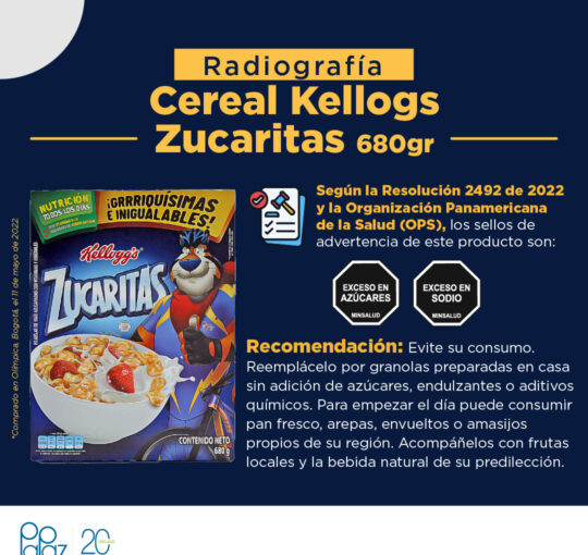 Cereal Kellogs Zucaritas 680g - No Coma Más Mentiras - No Coma Más Mentiras